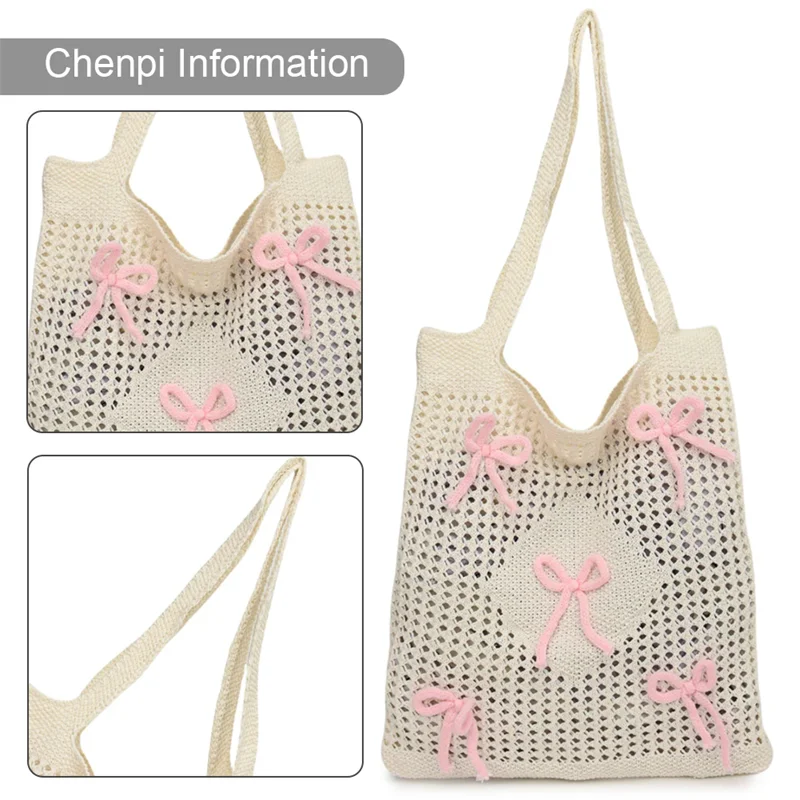 πβ¨ Cute & Comfy Crochet Beach Bag πΌπ Stylish Knitted Tote for Fun Vacations! ποΈπ - Pixie Quill