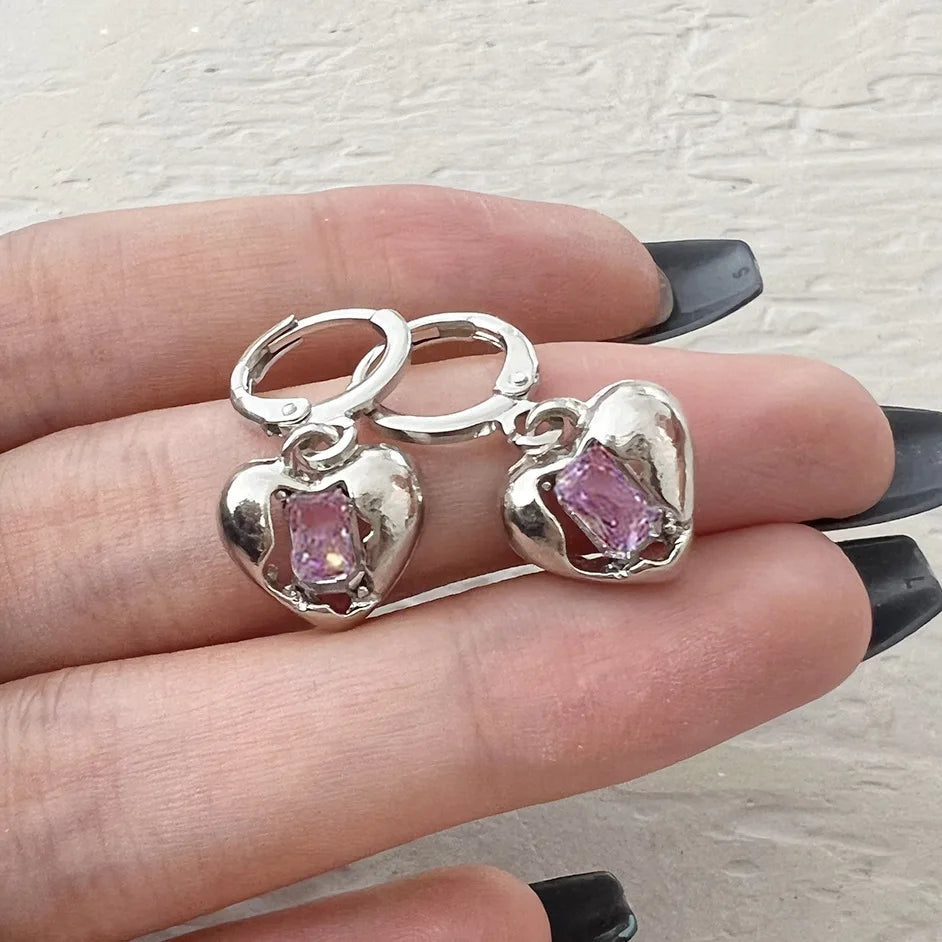 Kawaii Bowknot Pink Crystal Stud Earrings β¨π | Fashionable Zircon Jewelry for Women πΈπ | Perfect Gift for Party Girls!