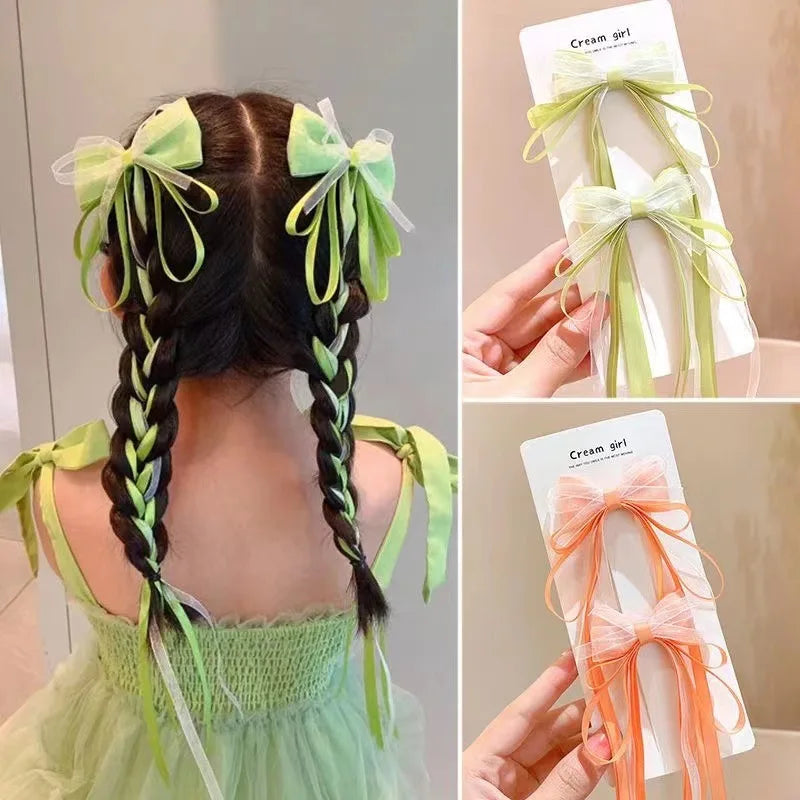 Kawaii Floral Bow Hairpins for Girls πΈβ¨ Adorable Baby Headwear & Accessories!