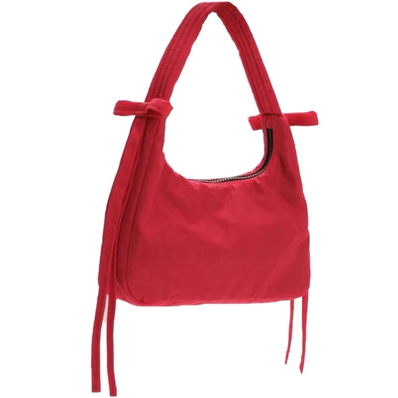 Kawaii Nylon Zipper Handbag πβ¨ - Chic Tote for Everyday Adventures!