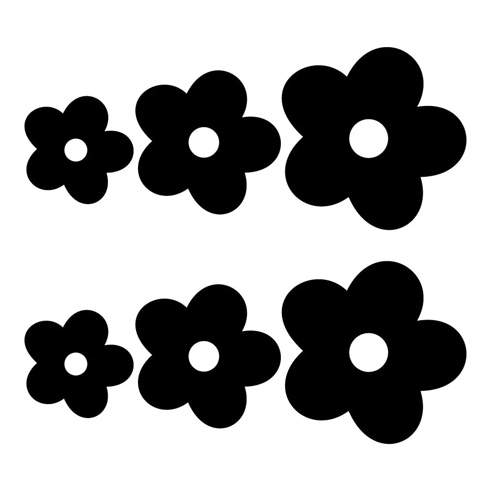 Kawaii Flower Power πΈβ¨ Cute Vinyl Decals for Car Rearview Mirror & More! ππ