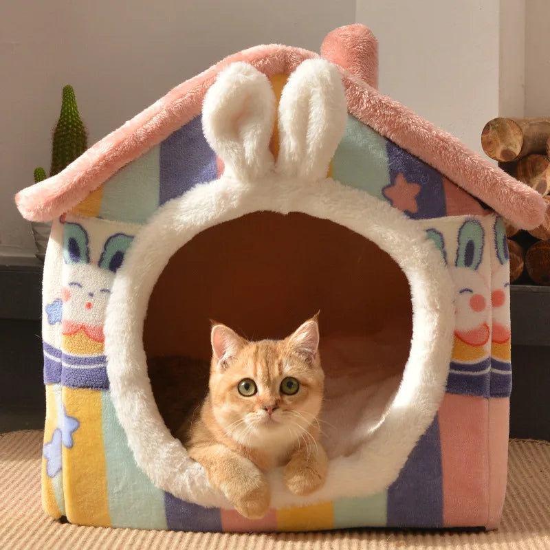Cuddly Critter Cave πΎβ¨ Foldable Pet Haven for Tiny Tails πΆπ±