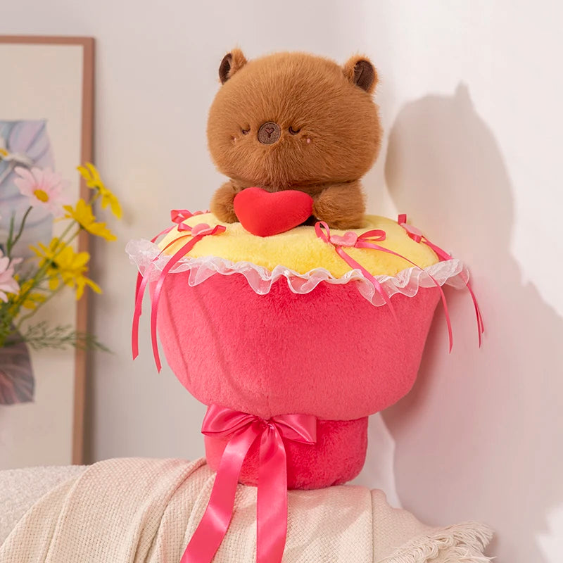 Kawaii Plushie Bouquet 🐼💖 - Comfy and Cute Hug Pillow for Couples & Special Occasions!
