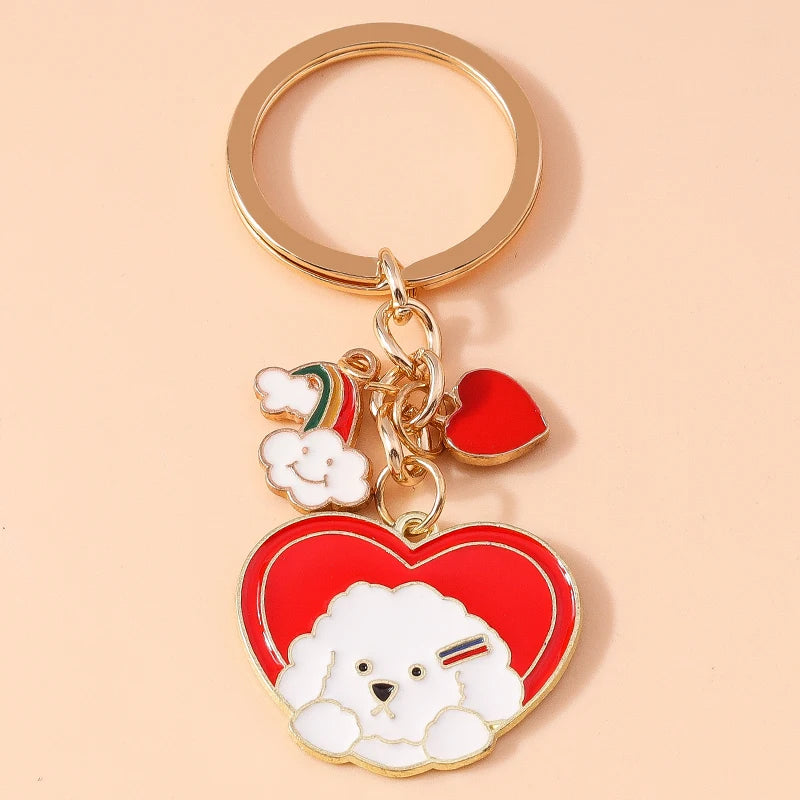 Kawaii Unicorn Horse Enamel Keychain π¦β¨ | Cute Metal Key Ring Pendant for Women & Girls | Perfect DIY Gift for Handbags & Car Keys ππ