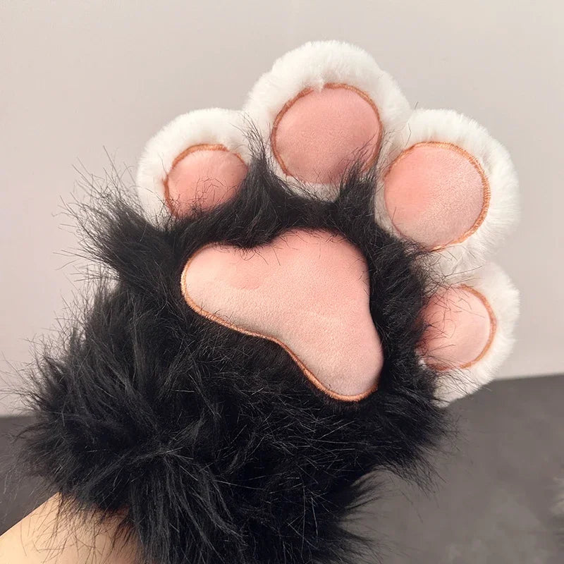 Kawaii Plush Fox Paw Mittens π¦β¨ | Cute Costume Claw Gloves for Halloween & Cosplay ππΎ