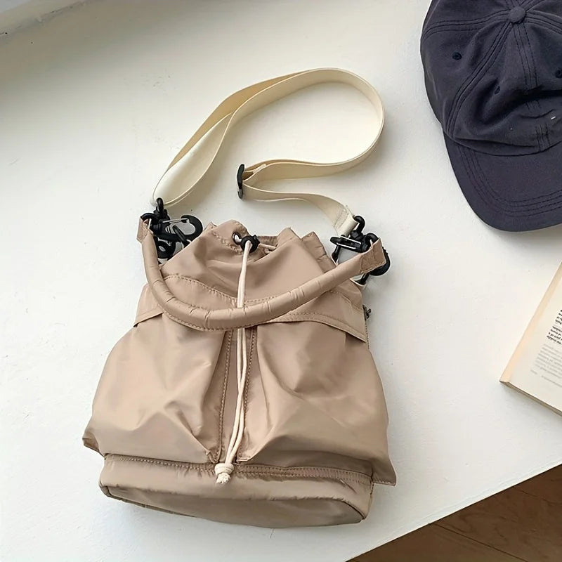 Kawaii Nylon Shoulder Bag πβ¨ | Waterproof & Versatile Large Tote | Adorable Crossbody for Daily Adventures ππ