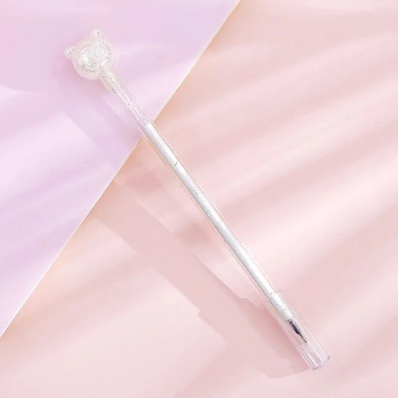 Cute Kawaii Pink Pig Gel Pen π·β¨ | Adorable Office & School Stationery | 0.5mm Crystal Ink | Ellen Brook