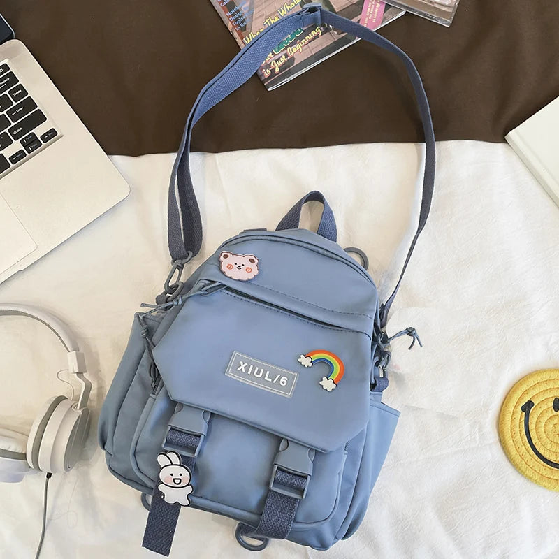 Kawaii Mini Backpack πΈβ¨ | Cute Dual-Use School Bag for Girls π | Adorable Travel Rucksack for Teens π
