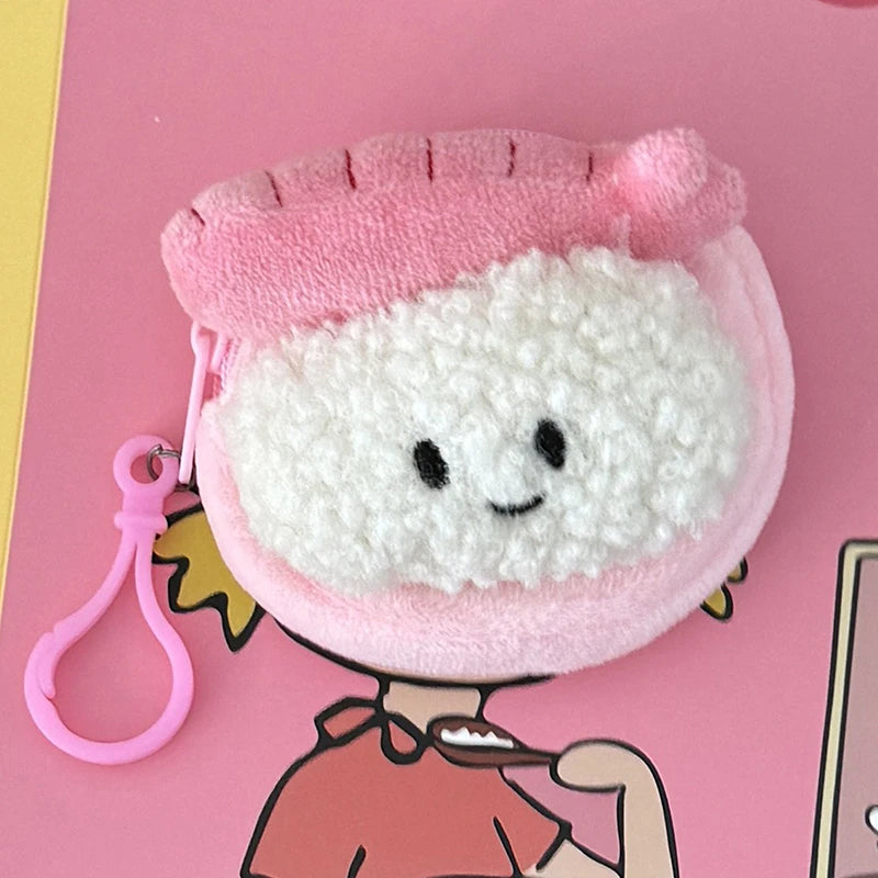 Sushi Delight Wallet Keychain π£π | Adorable Shrimp & Veggie Roll Card Holder π | Ideal Gift for Lovely Ladies! πΌ - Pixie Quill