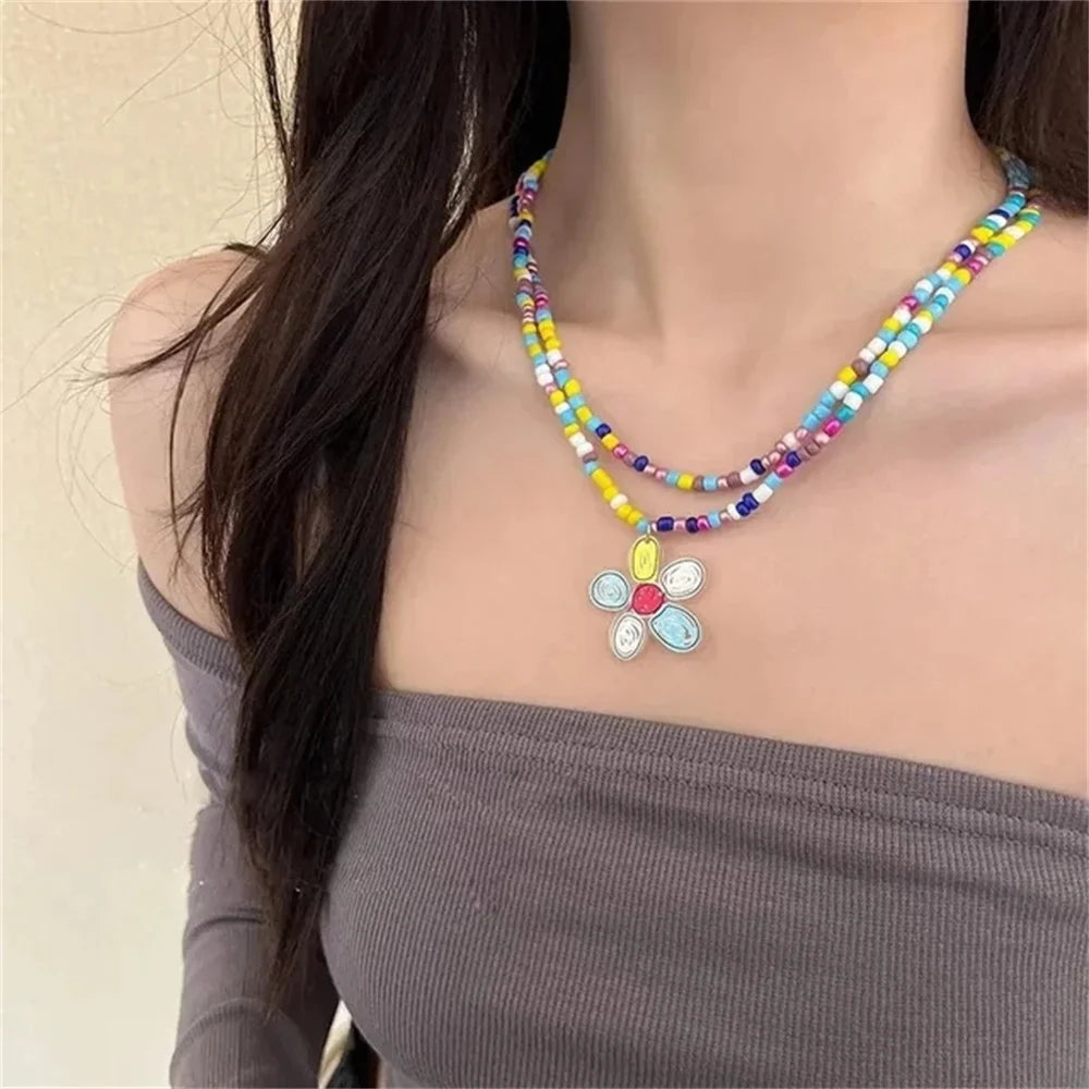 ππ Adorable Heart Bead Choker Necklace for Trendy Girls πβ¨