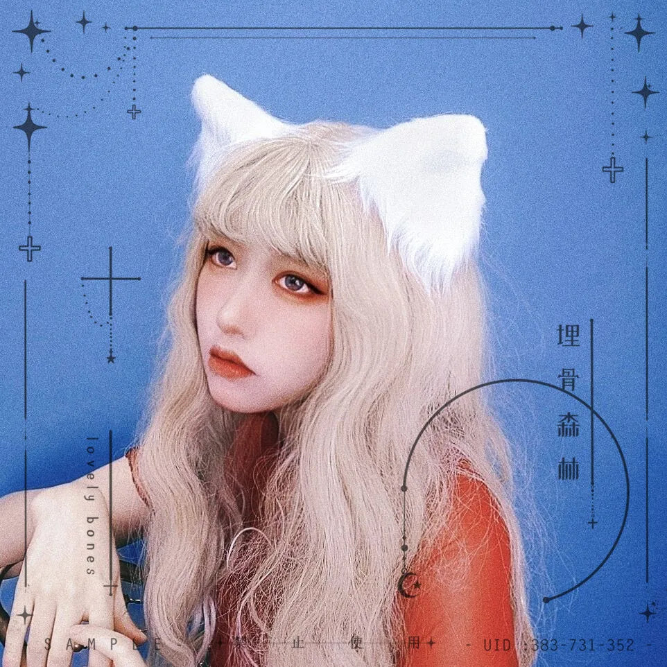 Kawaii Cat Ears Anime Lolita Headband π | Gothic Cosplay Hair Accessories πΎβ¨