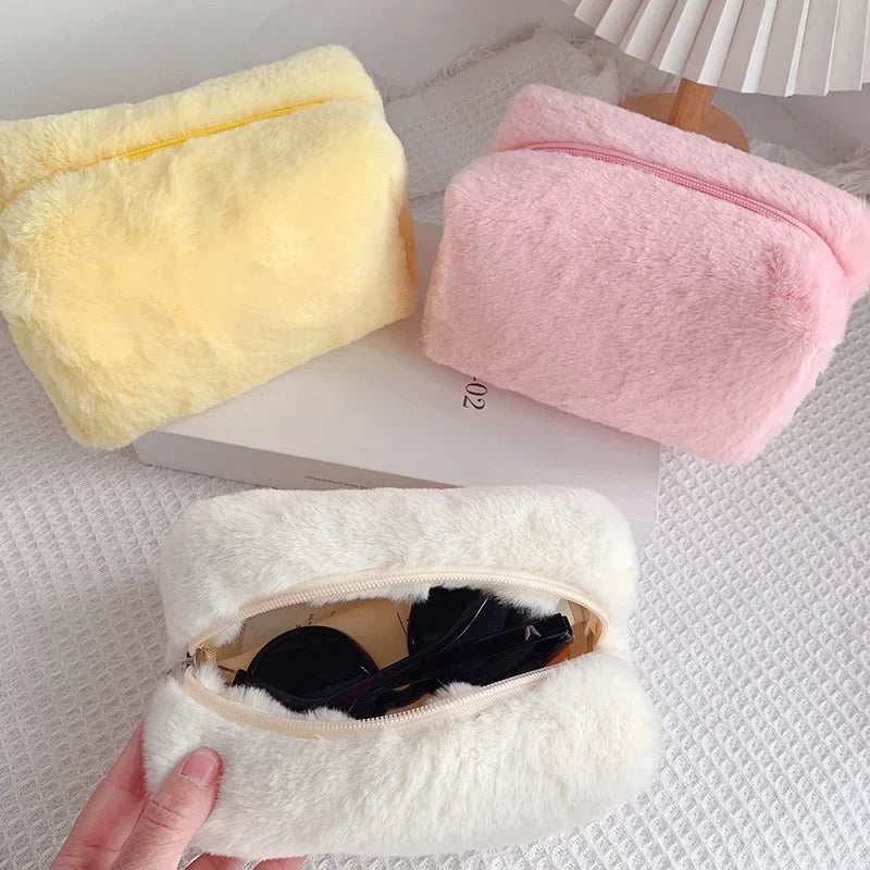 Adorable Kawaii Plush Pencil Case π | Cute Korean Stationery for School & Office βοΈ | Perfect for Girls! πΈ