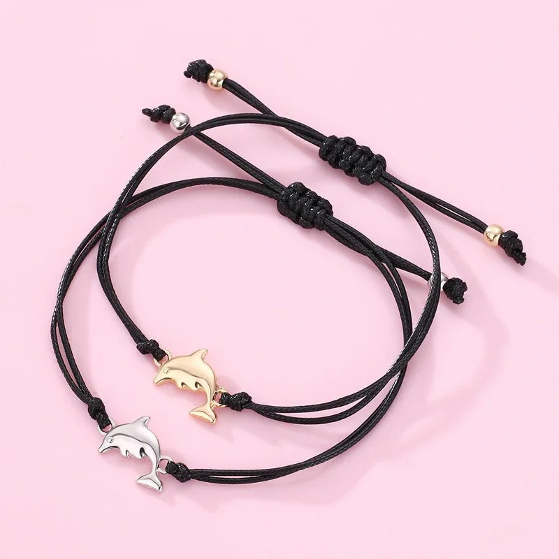 Kawaii Charm Bracelet Set ππ | 3Pcs Braided Unicorn, Heart & Star Accessories for Kids πβ¨