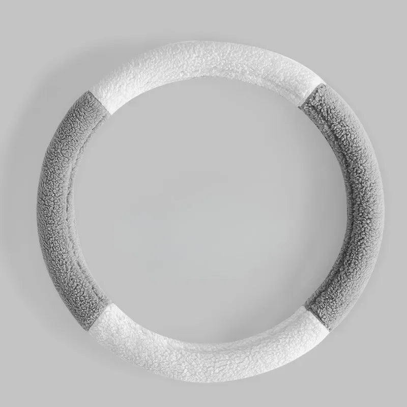 Kawaii Plush Steering Wheel Cover for Cozy Winter Drives βοΈπ Cute & Anti-Slip Car Accessory