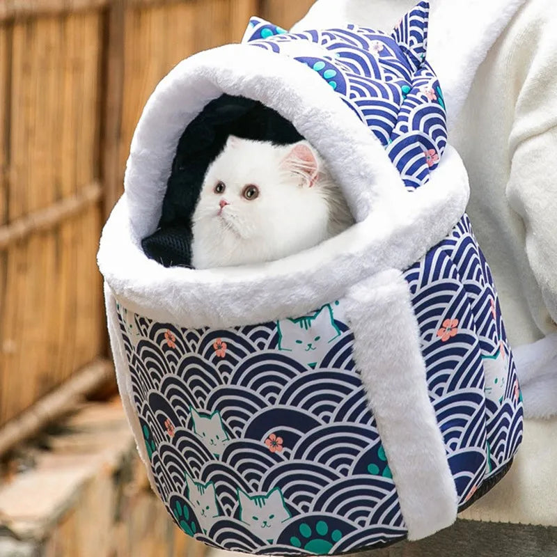 Kawaii Cat & Dog Backpack πΎβ¨ | Adorable Multifunctional Pet Carrier for Autumn & Winter ππ±