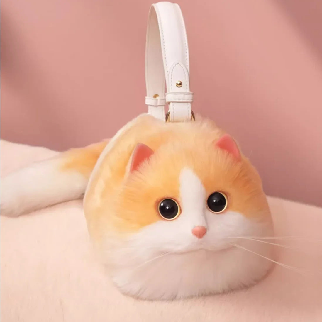 Kawaii Cat Clutch Bag ๐พโจ | Handmade One Shoulder Messenger for Autumn & Winter Vibes ๐๐