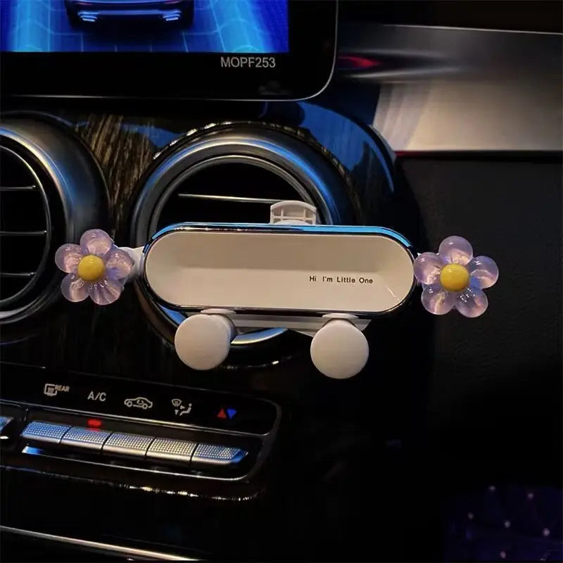 Kawaii Car Air Outlet Phone Holder πΎβ¨ - Cute Cartoon Navigation Buddy & Multi-Functional Accessory!