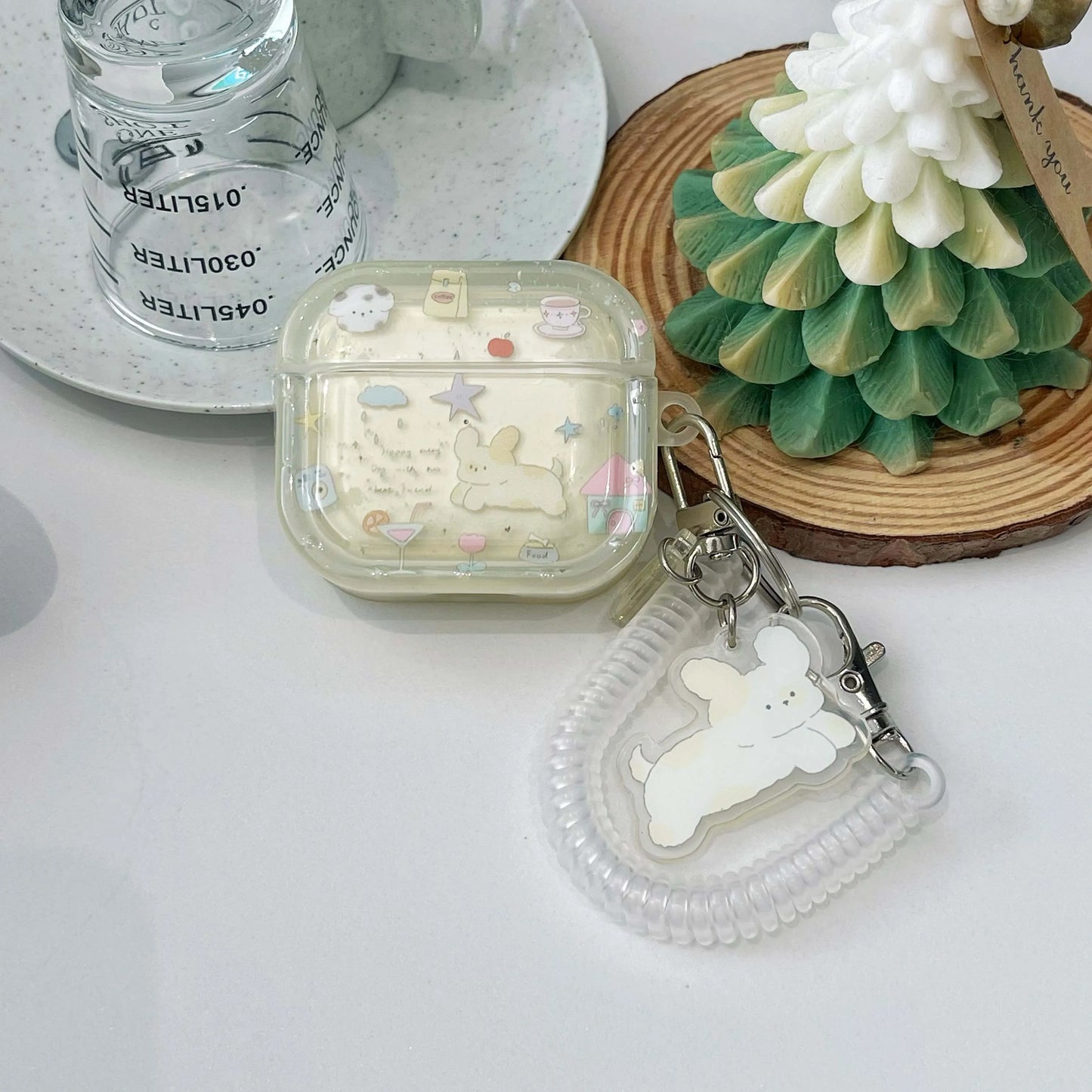 โจAdorable Cartoon Hearts & Stars ๐ถ๐ Cute Animal Earphone Case for Apple AirPods! ๐ง๐ - Pixie Quill