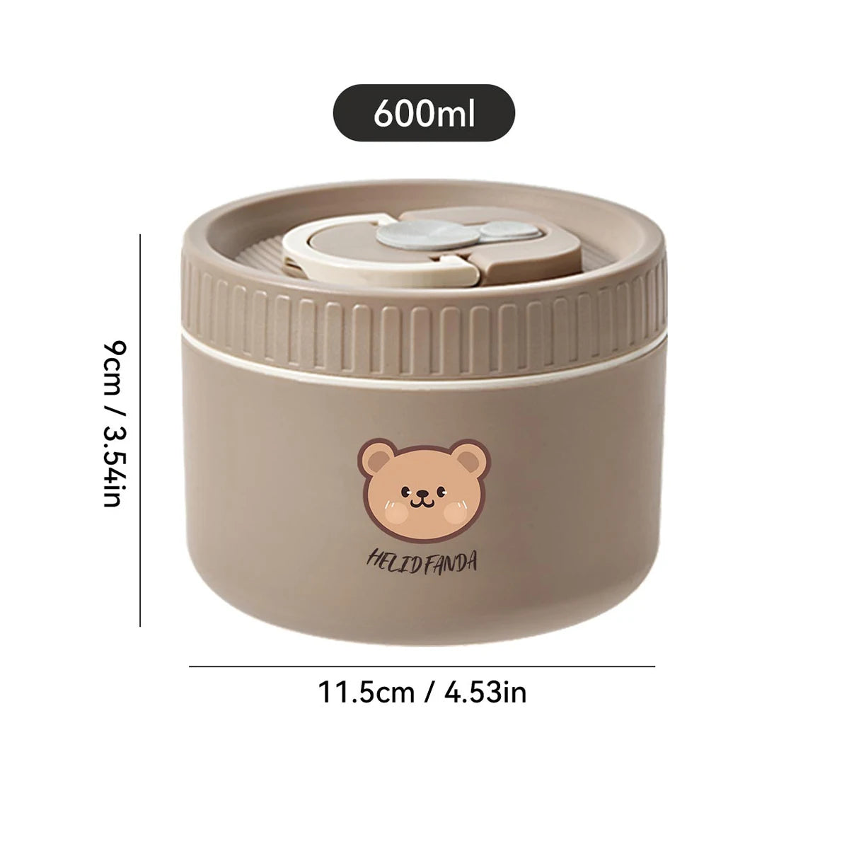 Kawaii Thermal Bento Box π±β¨ - Adorable Leak-proof Stainless Steel Lunch Container for Kids π₯’π