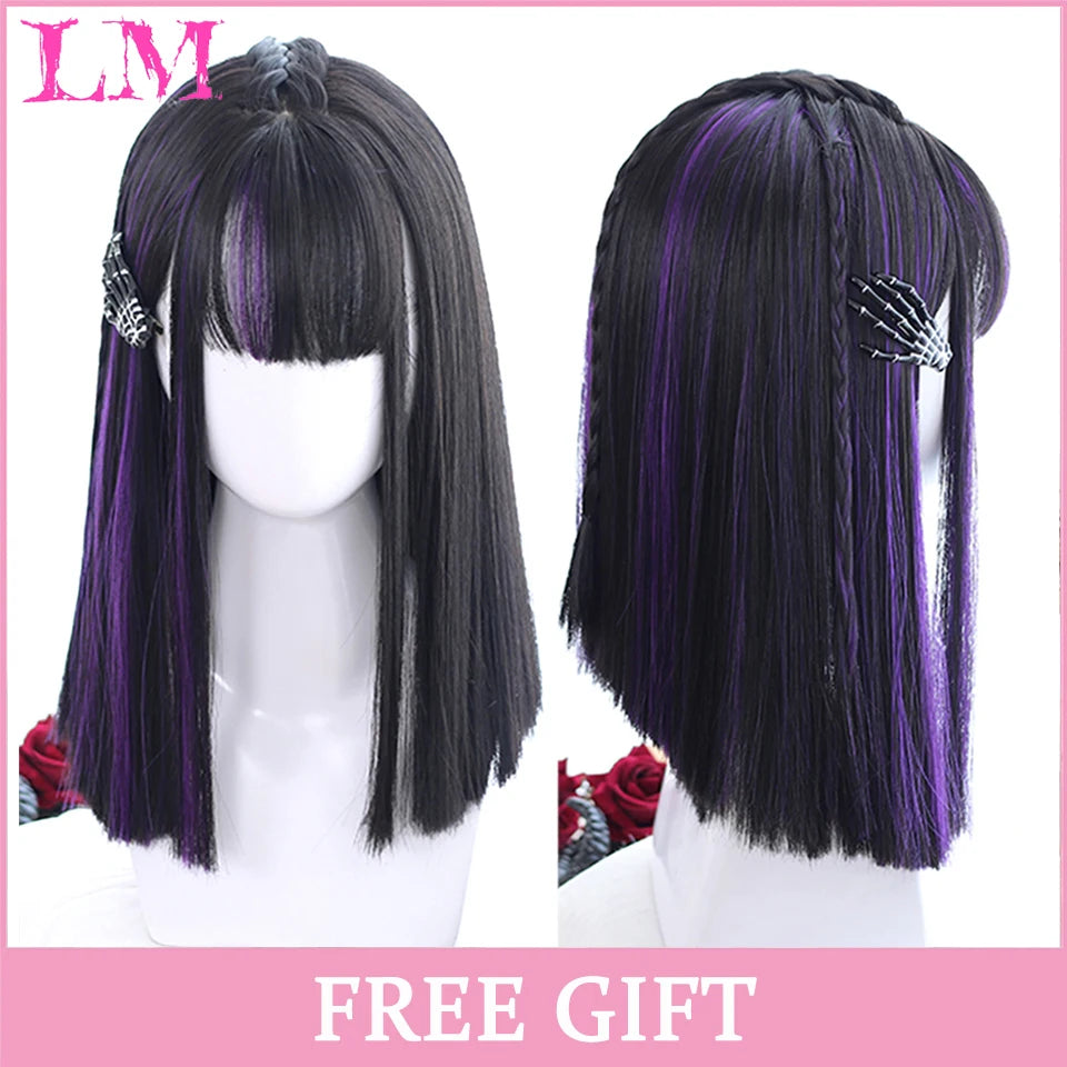 Kawaii Ombre Pink Wavy Wig πβ¨ | Heat Resistant Hair for Cosplay & Daily Fun! ππΈ