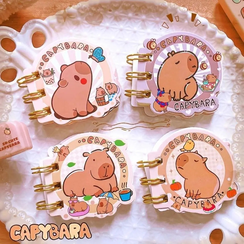 Kawaii Capybara Mini Notebook πβ¨ | Adorable Random Color Writing Pad for Creative Souls! πΎπ