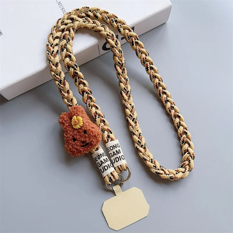 Kawaii Outdoor Adventure Lanyard 🌟✨ Cute Mobile Phone Strap for Women - Anti-Loss & Fashionable Hanging Accessory! 🎀📱