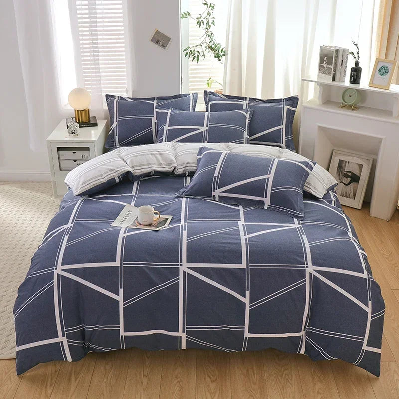 Adorable Strawberry Dreams Reversible Kawaii Bedding Set πβ¨ Soft Cotton Duvet Cover with Pillowcases