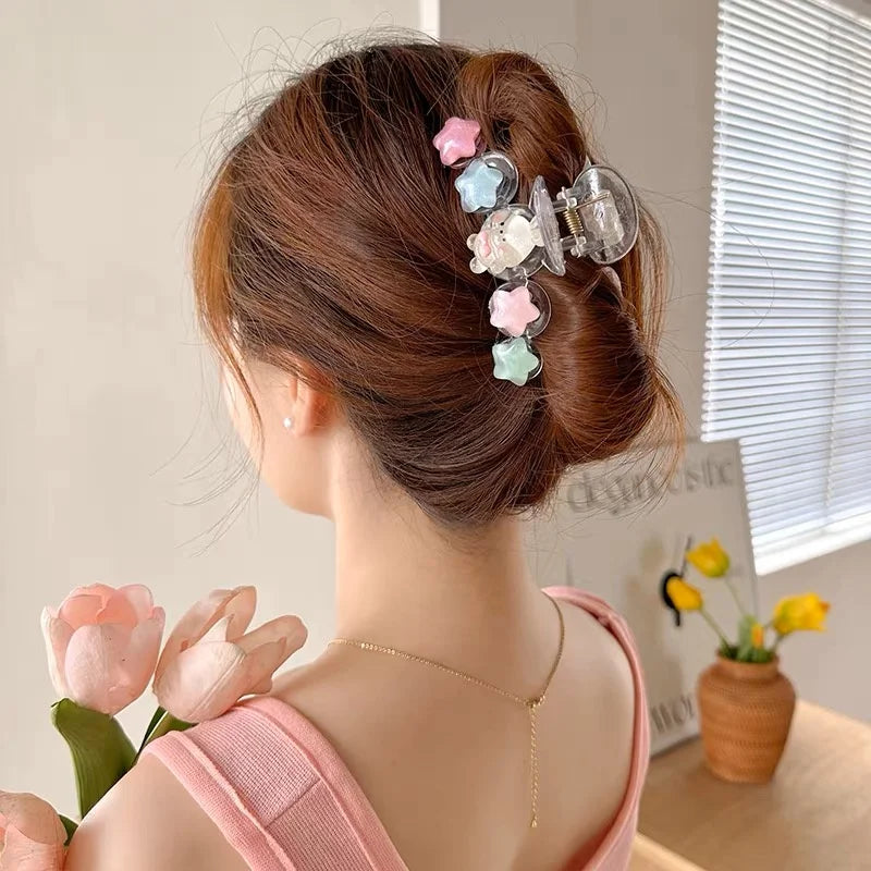 π Adorable Candy-Colored Crab Claw Hair Clip for Stylish Girls πβ¨ - Pixie Quill