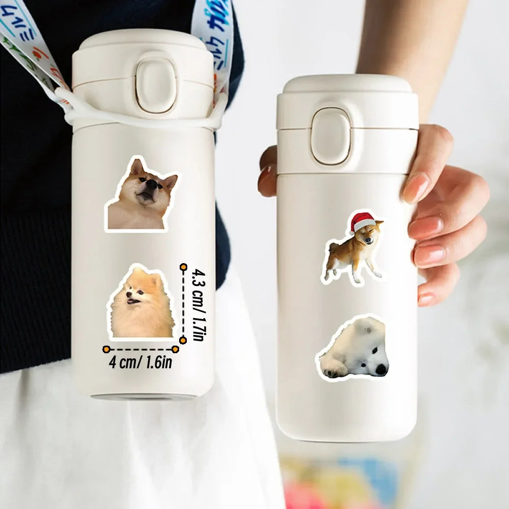 πΆβ¨ Title: Pawsitively Adorable Kawaii Dog Sticker Pack πΎπ
