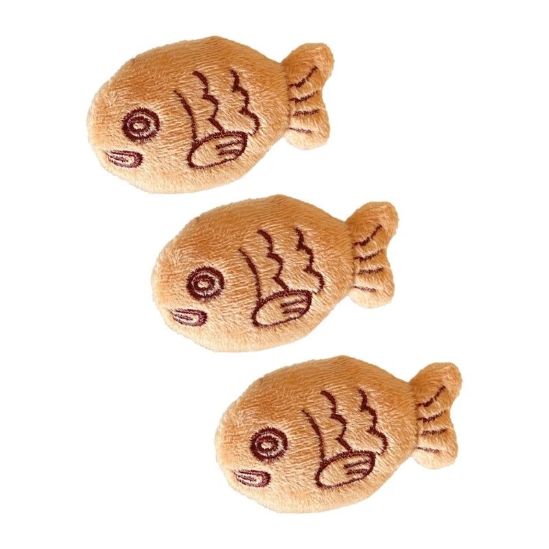 Kawaii Taiyaki Fish Brooch πβ¨ Cute Plush Lapel Pin Set - Adorable Jewelry for All Ages! π