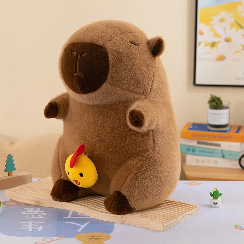 Cuddly Capybara Plush πΎβ¨ Adorable Anime Fluff Toy for Kids π Soft Stuffed Animal Fun! - Pixie Quill