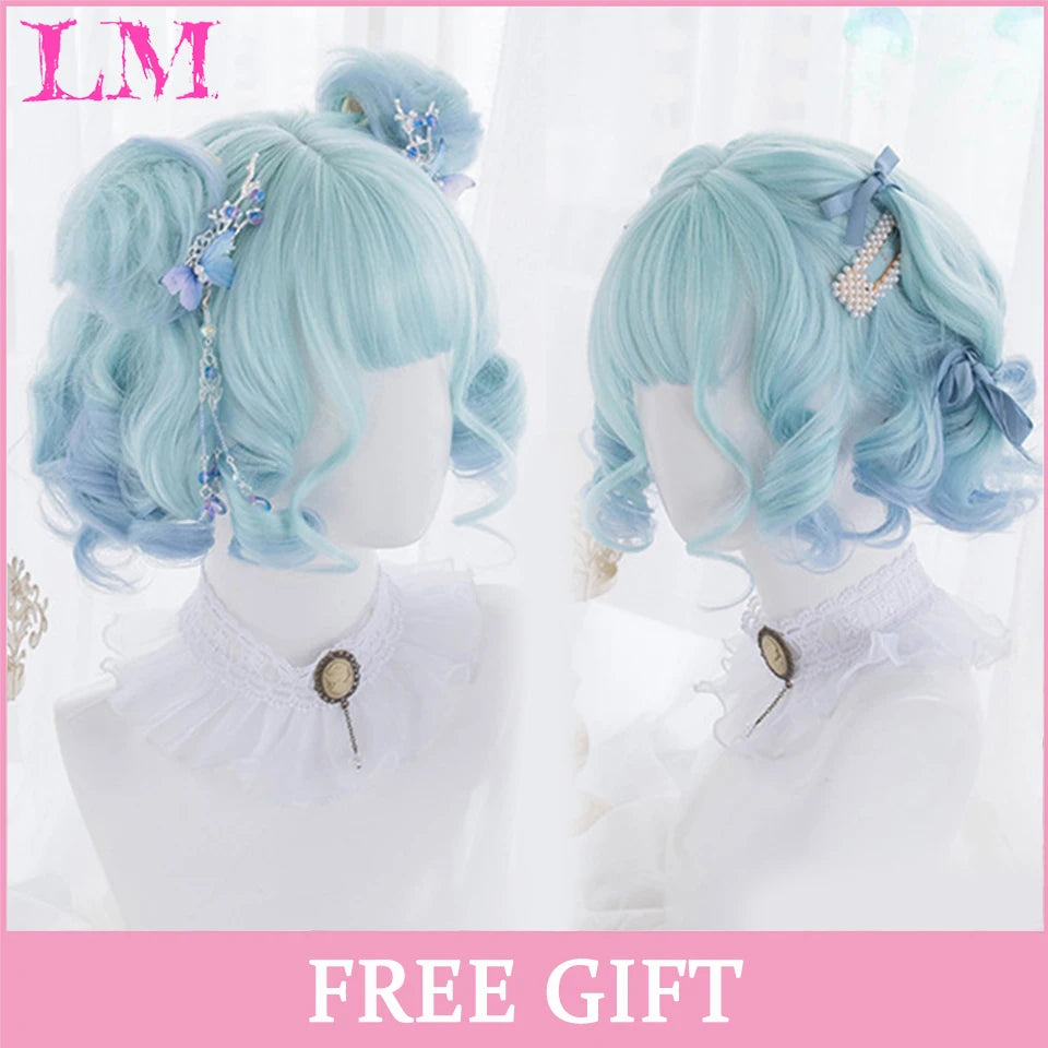 Kawaii Ombre Pink Wavy Wig πβ¨ | Heat Resistant Hair for Cosplay & Daily Fun! ππΈ