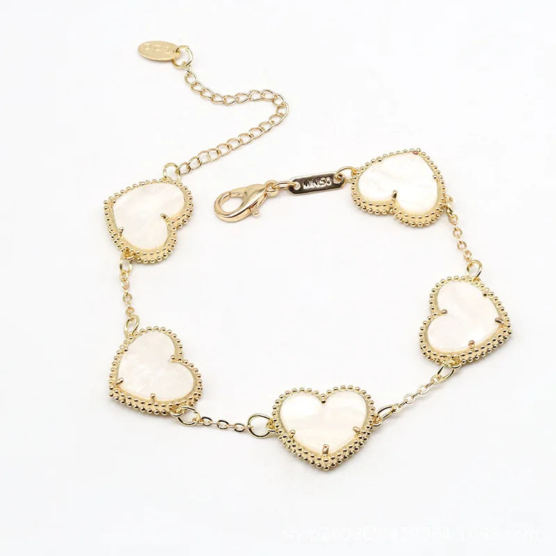 Kawaii Heart Charm Bracelets πβ¨ - Cute Personalized Gift for Women πππ€β€οΈ
