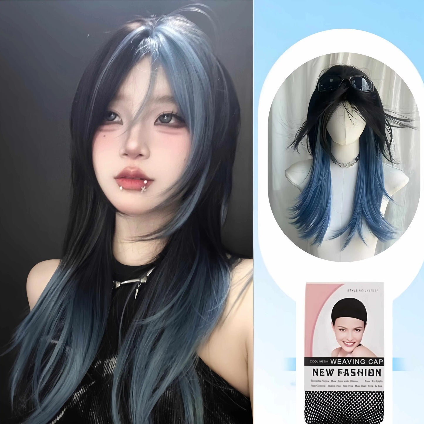 Kawaii Pink Wavy Wig πΈβ¨ | Dreamy Synthetic Cosplay Hair for School & Daily Fun! π