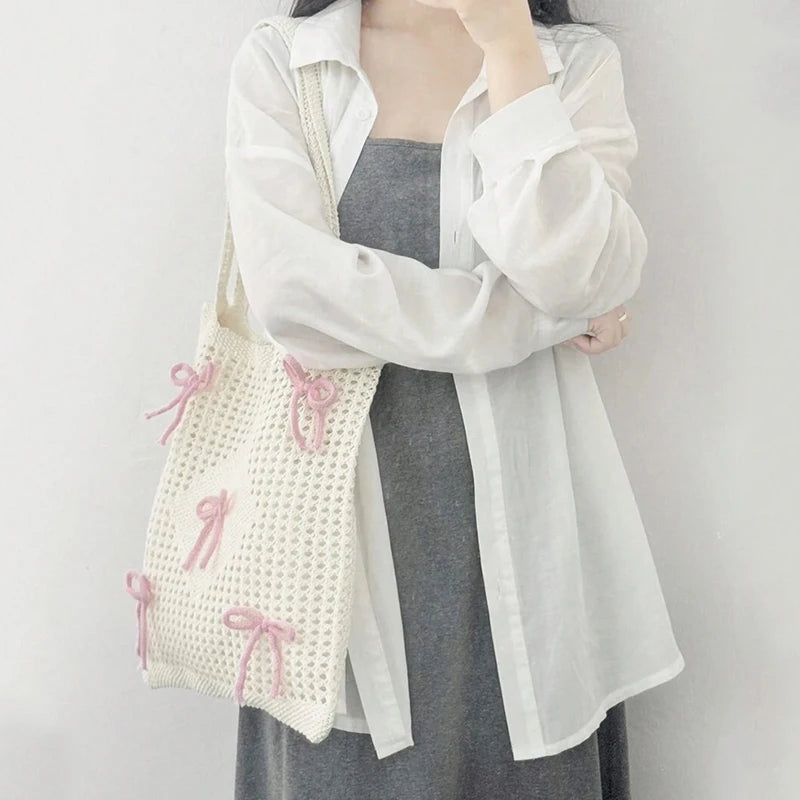 πβ¨ Cute & Comfy Crochet Beach Bag πΌπ Stylish Knitted Tote for Fun Vacations! ποΈπ - Pixie Quill