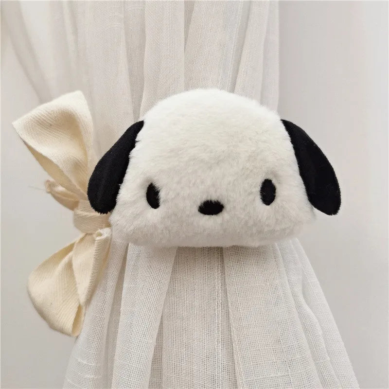 Kawaii Cartoon Doll Curtains πβ¨ with Adorable Cloud Clips βοΈ | Cute & Cozy Kids Room Decor π§Έπ