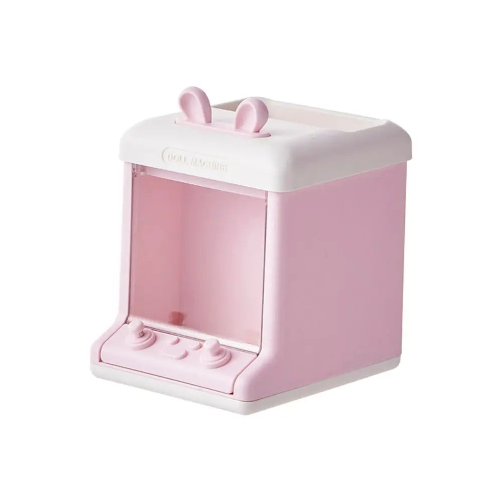 Kawaii Multi-Grid Penholder πΎβ¨ - Cute Cartoon Brush & Pencil Storage Rack for Desk Organization! ποΈπ