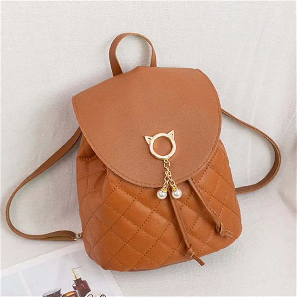 Kawaii Mini Backpack πΎβ¨ | Adorable PU Leather Drawstring Bag for Girls ππ | Cute Casual Bookbag for Students π