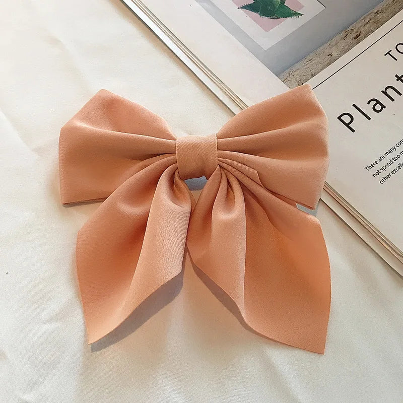 Kawaii Rainbow Bow Hair Clips πβ¨ | Adorable Satin Barrettes for Girls & Women | Cute Butterfly Hair Accessories π¦π