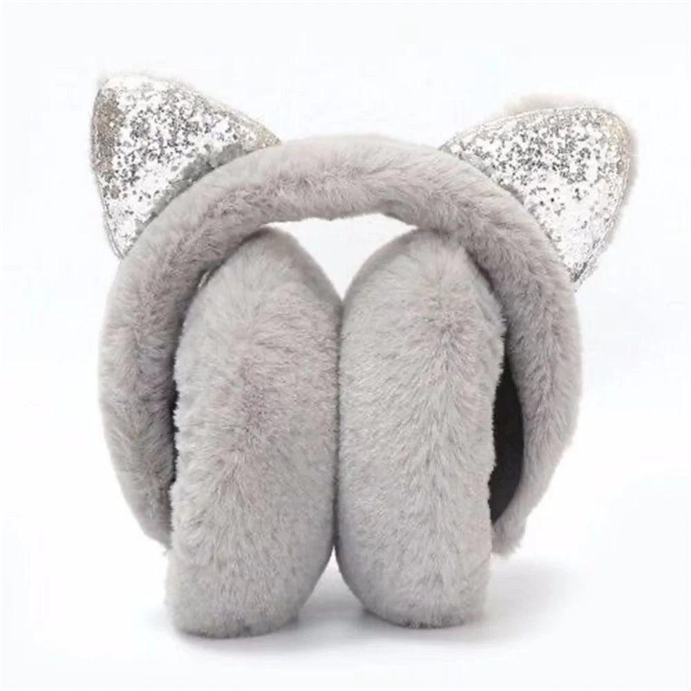 Kawaii Cat Ear Plush Earmuffs πΎβοΈ Cozy Warmth for Girls & Kids!