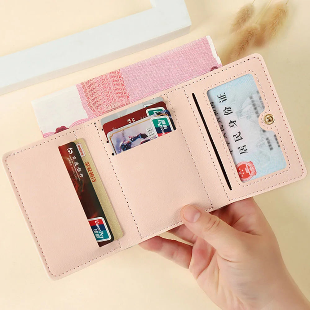 Adorable Bow & Floral Wallet πΈπ - Sweet Pink Purse for Girls, Perfect for Travel & Everyday Use! πΌβ¨
