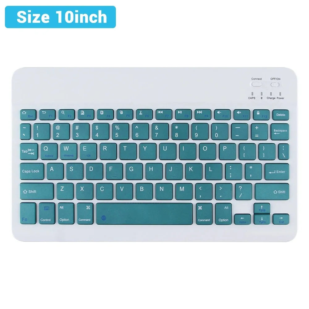 Cute & Compact 10-Inch Bluetooth Mouse & Spanish Keyboard Set for iPad & Tablets 🐾✨ Perfect for On-the-Go!