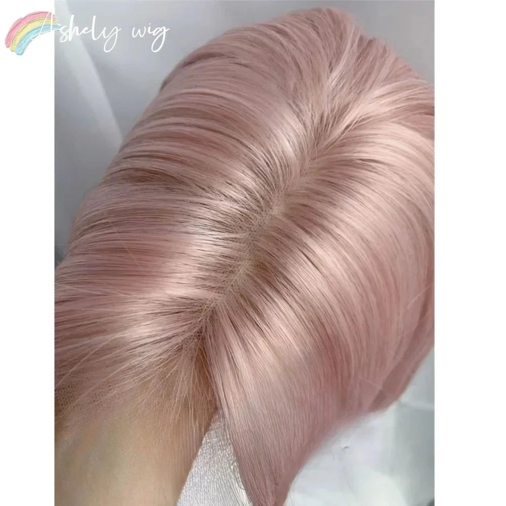 Kawaii Pink Blonde Bob Wig πΈβ¨ | Lace Front Headband Wig for Cosplay & Daily Style ππ