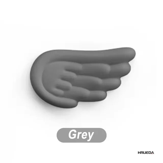 Kawaii Angel Wing Memory Foam Wrist Rest & Mouse Pad Set πΈβ¨ Ergonomic & Non-Slip for Happy Typing! ππ±οΈ