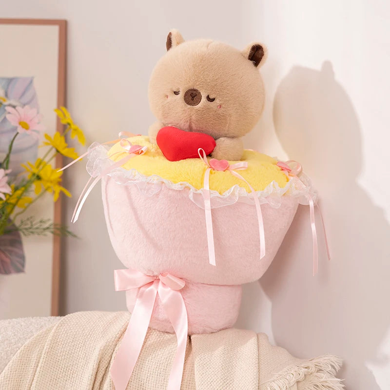 Kawaii Plushie Bouquet 🐼💖 - Comfy and Cute Hug Pillow for Couples & Special Occasions!