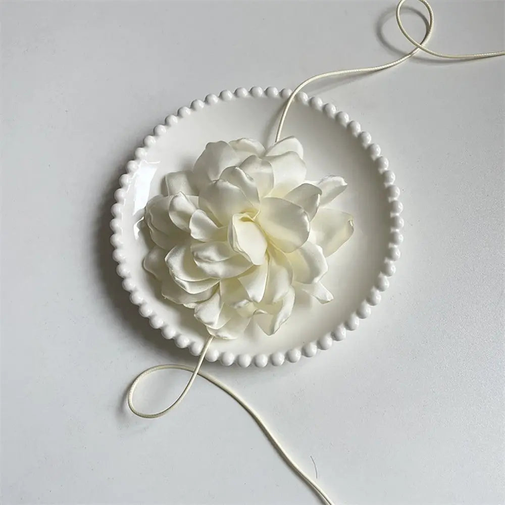 Kawaii Long Rose Flower Choker πΉβ¨ | Adjustable Romantic Necklace for Sweet Style πΈπ