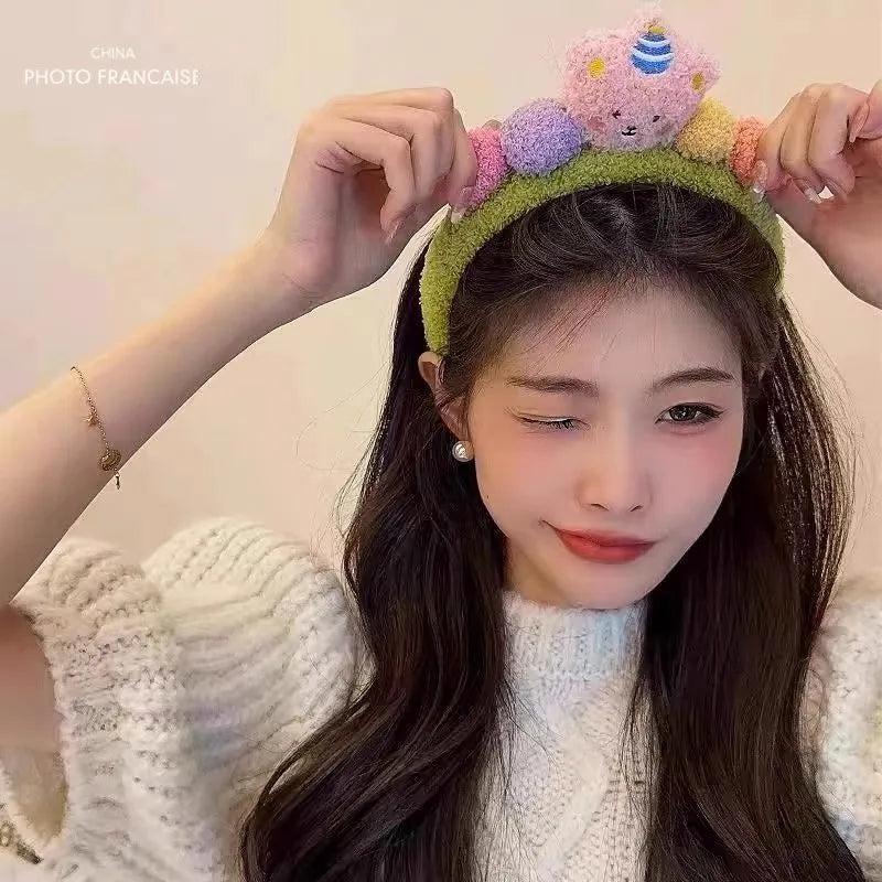 Kawaii Plush Bear Hairband π»β¨ Fun Headband for Women & Girls | Adorable Party Accessory & Photo Prop ππ