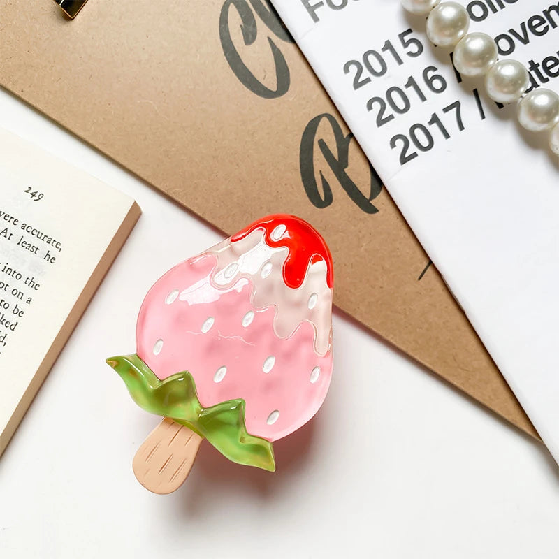 Kawaii 3D Fruit Popsicle Phone Grip Tok ππ | Cute Stand Holder for iPhone & Samsung ππ±