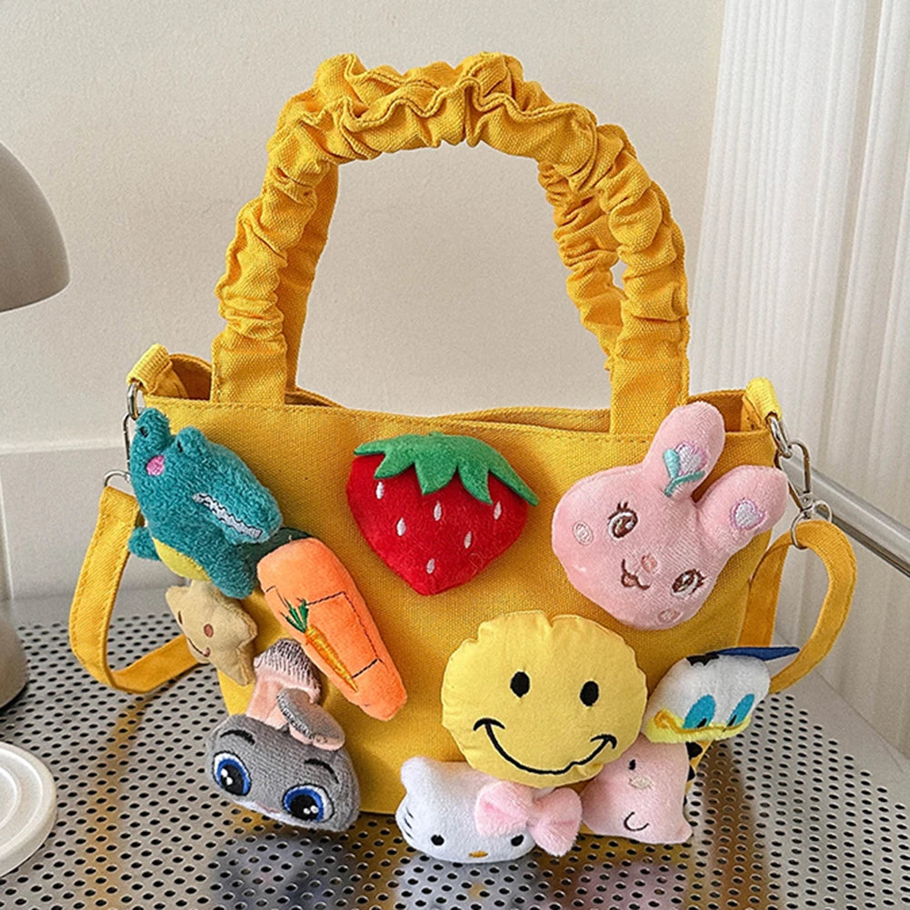 Kawaii Cartoon Sling Bag πβ¨ Adjustable Strap Large Capacity Crossbody Tote for Fun Adventures ππ