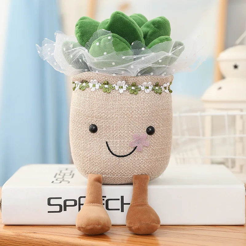 Kawaii Plush Succulent Doll π·πΌ - Adorable Tulip & Lily Of The Valley for Cozy Decor & Sweet Gifts πβ¨